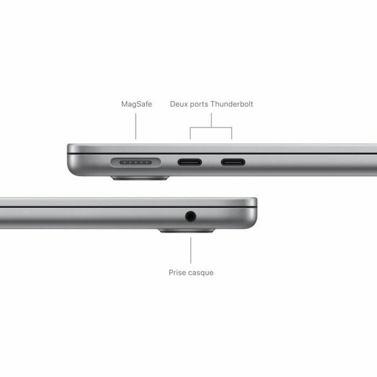 Bärbar dator Apple MacBook Air M3 (2024) M3 8 GB RAM 512 GB SSD AZERTY - 4