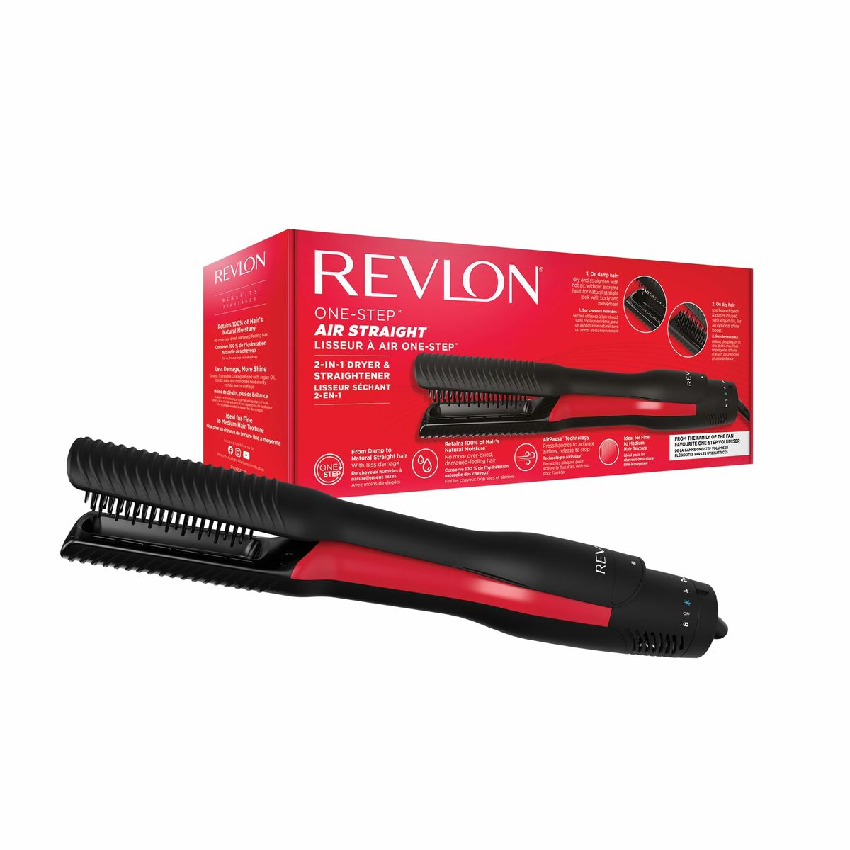 Plattång Revlon RVDR5330 Svart 1000 W - 2