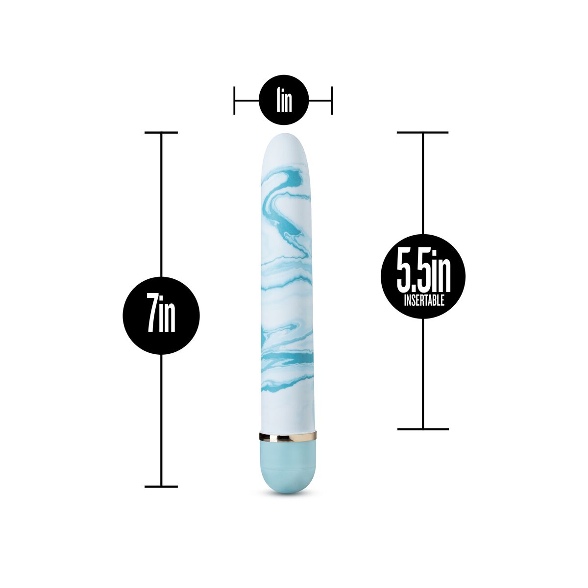 Patronvibrator Blush The Collection Blå - 6