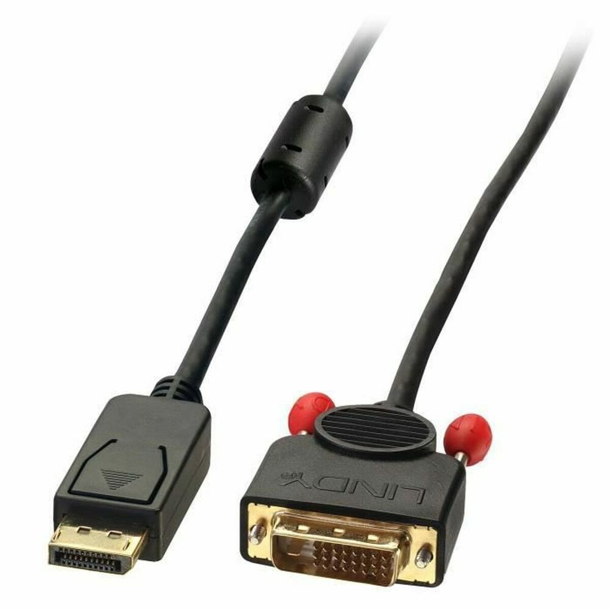 Adapter DisplayPort till DVI LINDY 2 m Svart