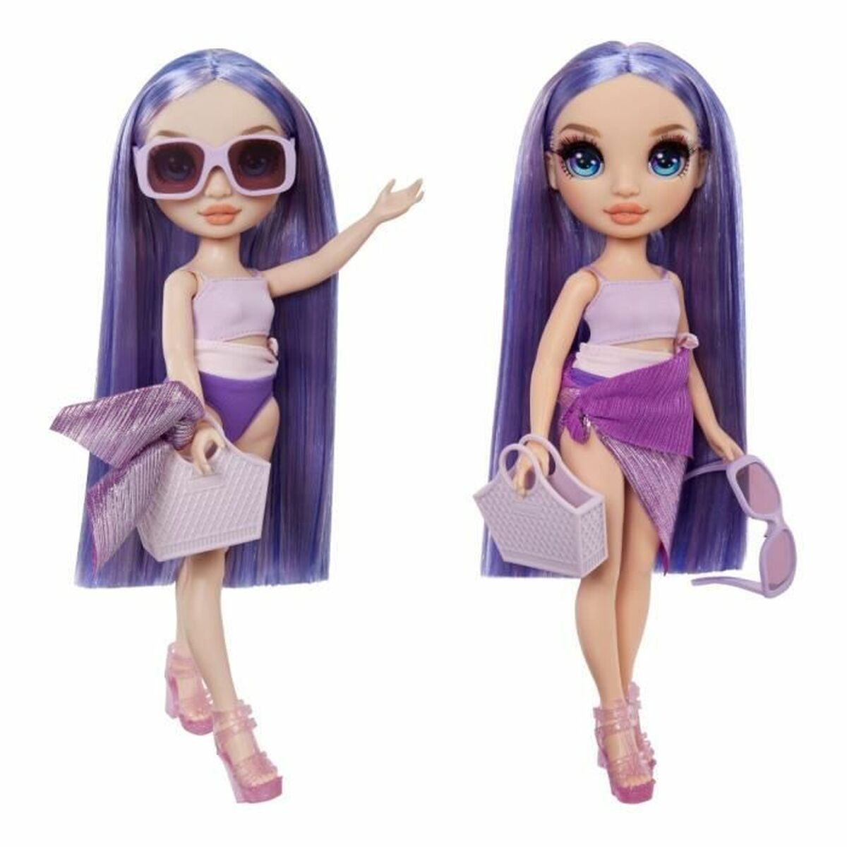 Bebisdocka Rainbow High Swim & Style Violet - 3