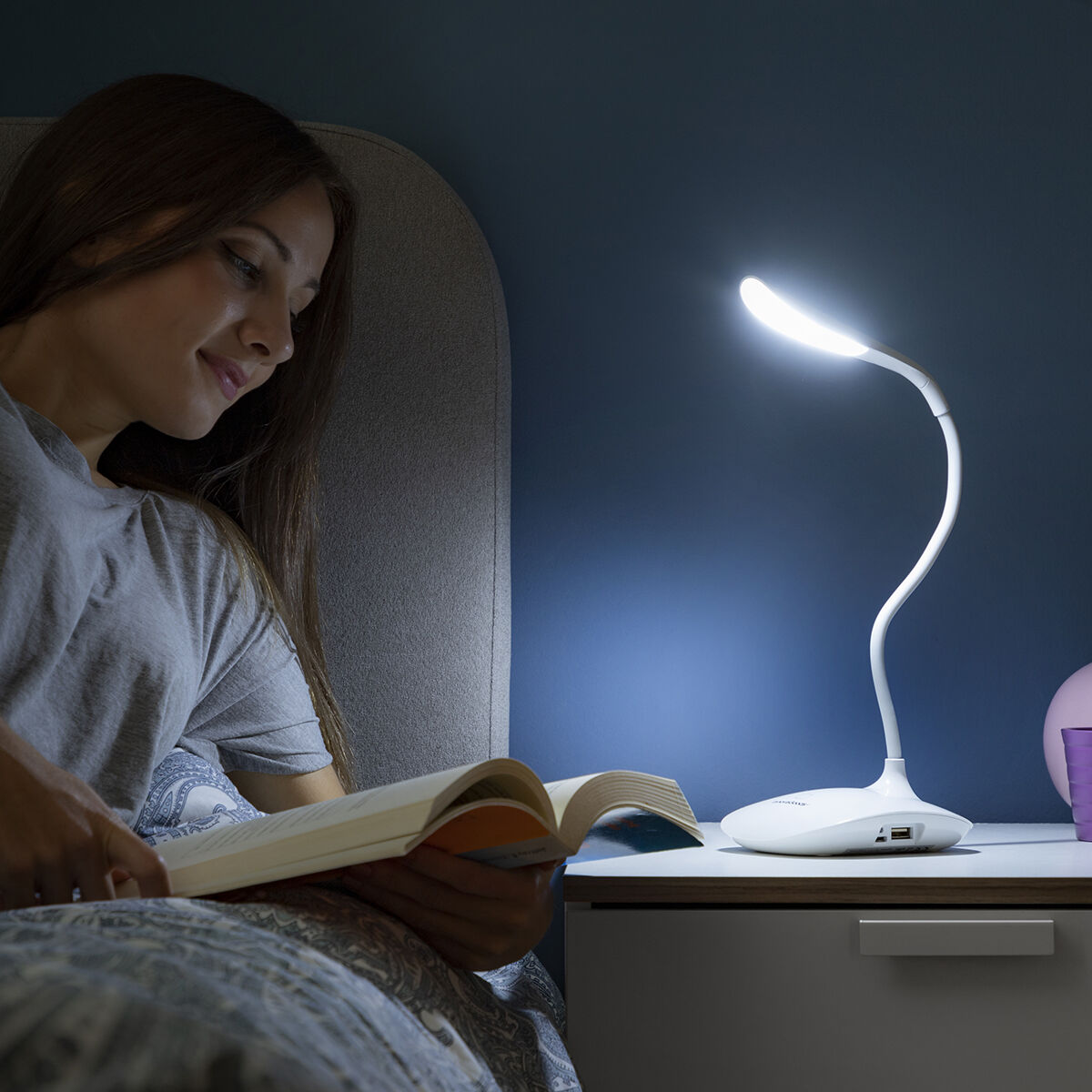 Uppladdningsbar bordslampa med LED och touch-funktion Lum2Go InnovaGoods - 8