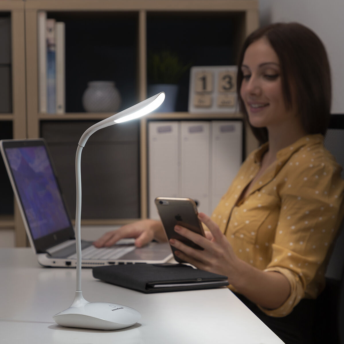 Uppladdningsbar bordslampa med LED och touch-funktion Lum2Go InnovaGoods - 4