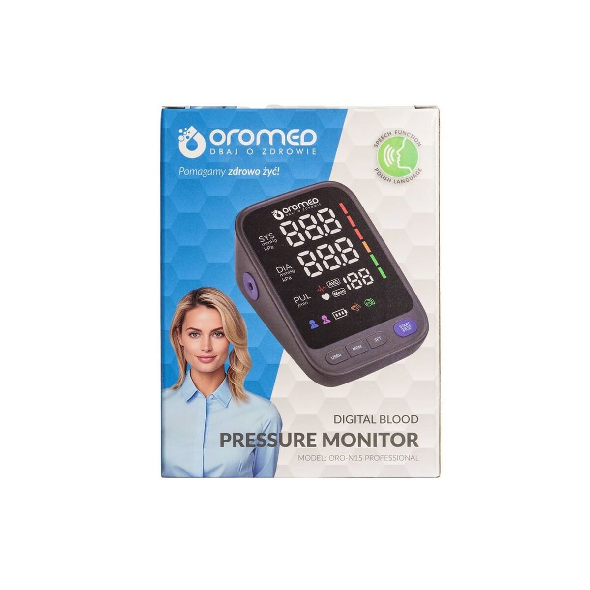 Blodtrycksmätare för Armen Oromed Oro-N15 Professional - 4
