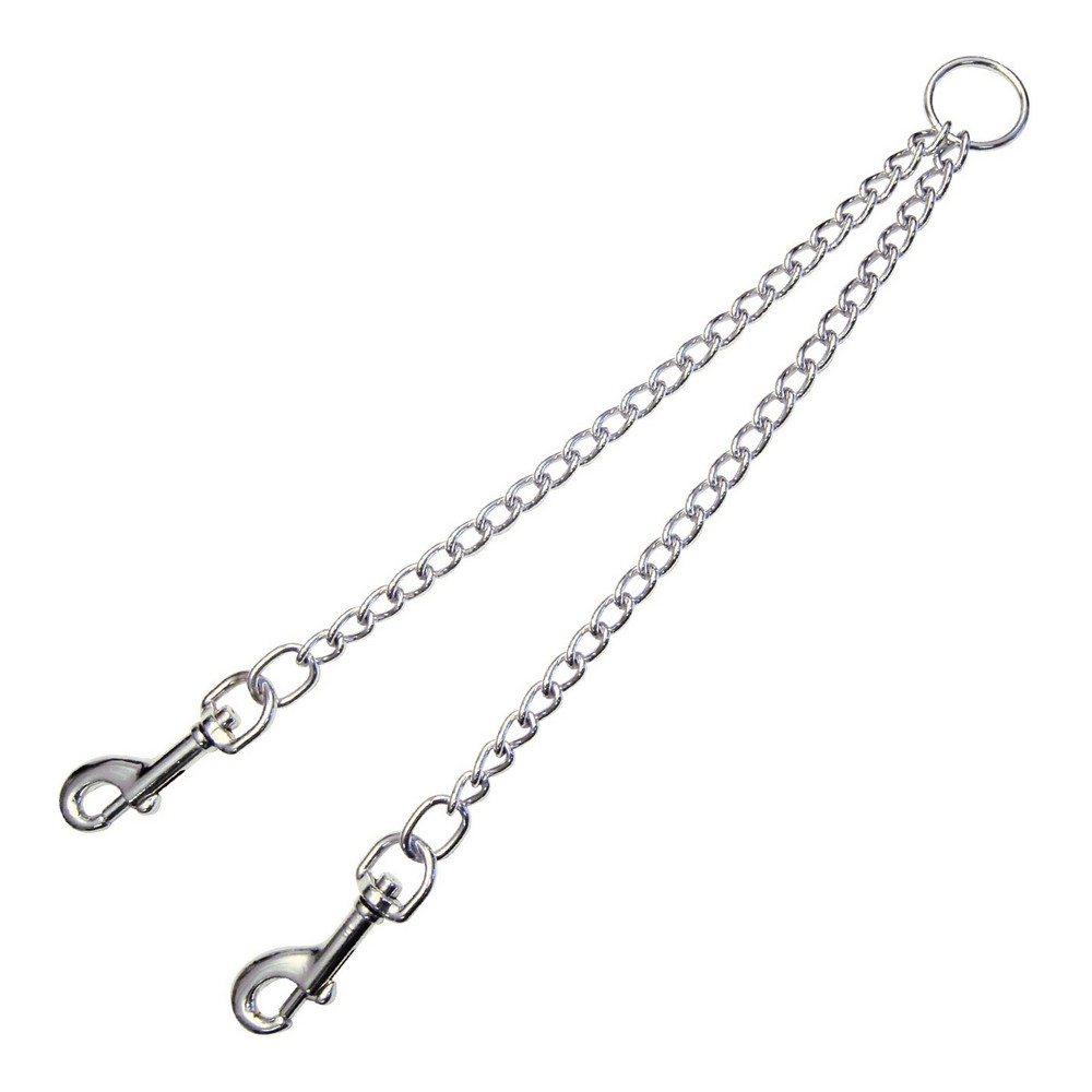 Koppling för 2-hundsledning Gloria 3mm x 25 cm - 6