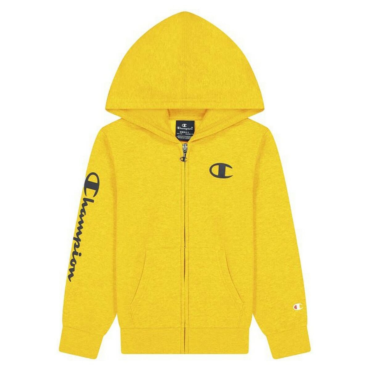 Sportjacka, Barn Champion Full Zip Logo Gul - 2