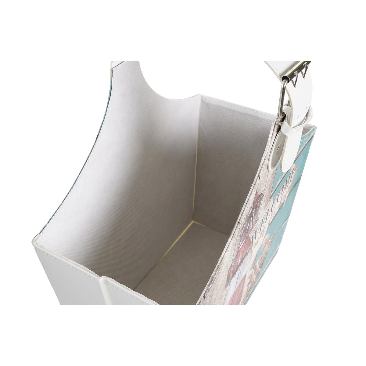 Tidningsställ DKD Home Decor 40 x 18 x 41 cm Multicolour Papp Medelhavs (2 antal) - 6