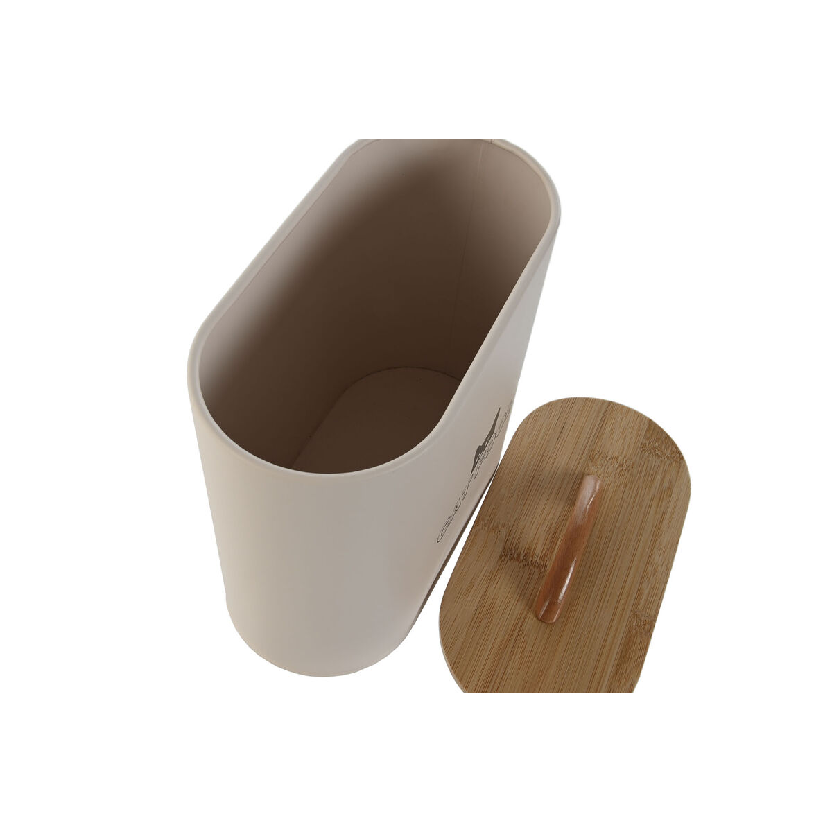 Behållare för husdjursfoder Home ESPRIT Beige Naturell 3,6 L - 3