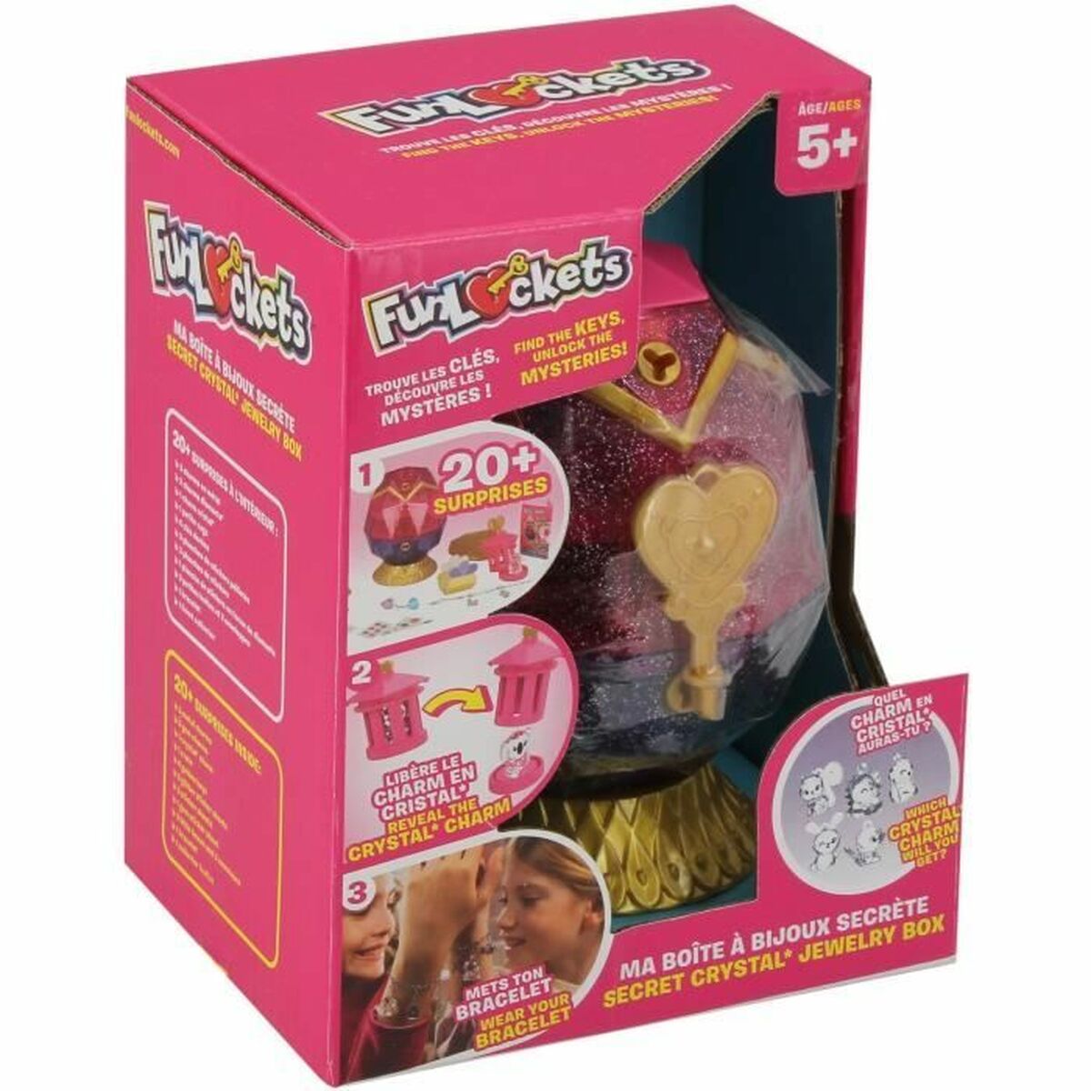 Smyckeskrin Funlockets Multicolour Plast - 3