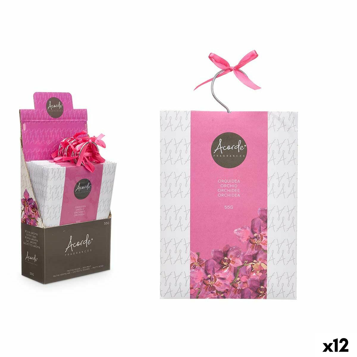Parfympåsar Acorde Rosa Orkidé (12 antal)
