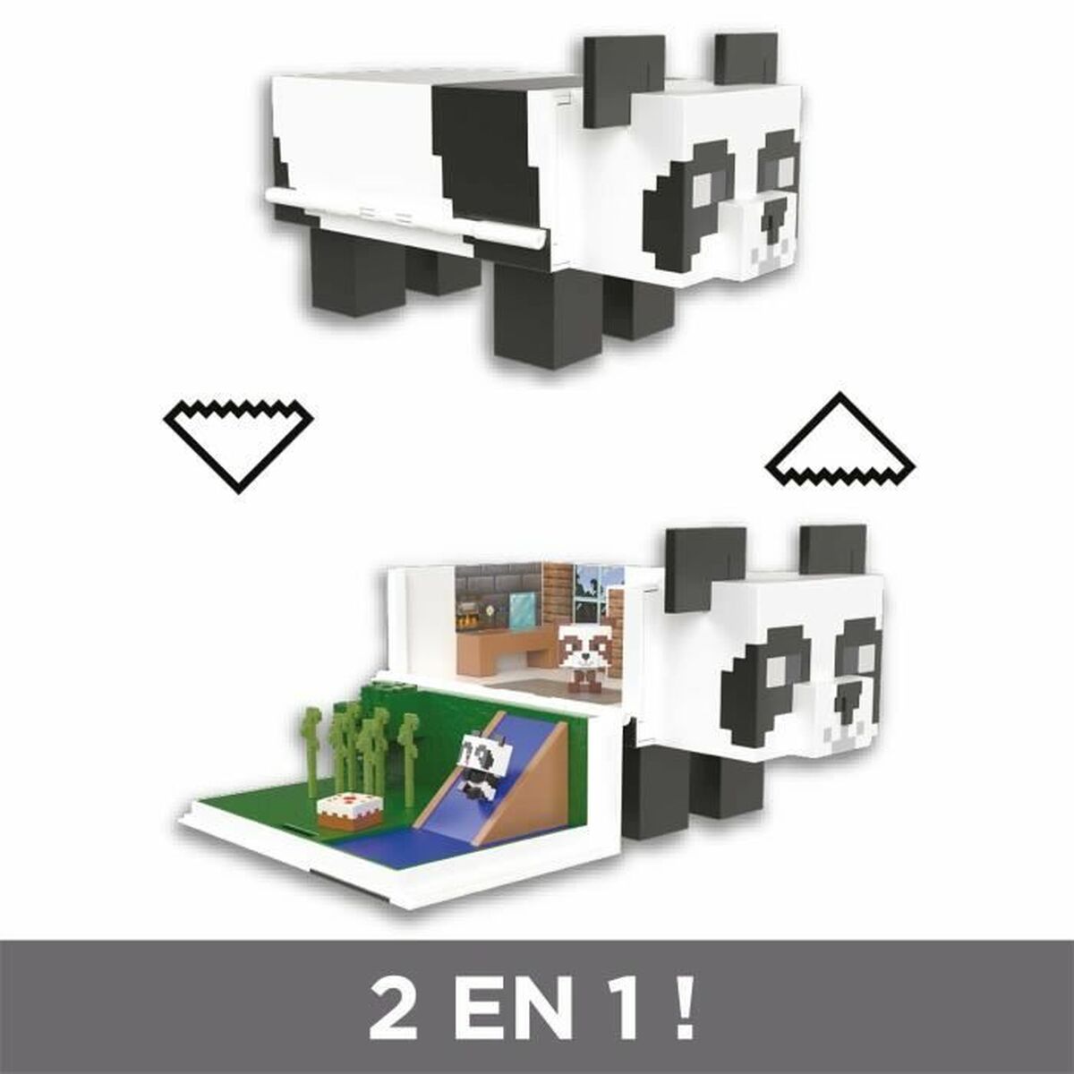 Miniatyrhus Mattel The Panda's House Minecraft - 5