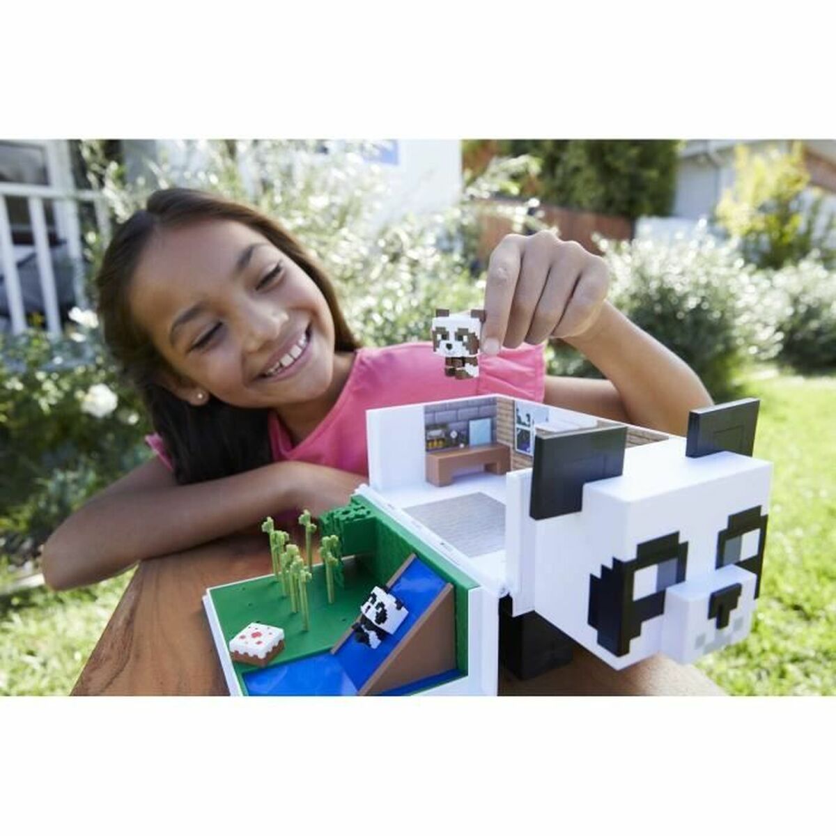 Miniatyrhus Mattel The Panda's House Minecraft - 6