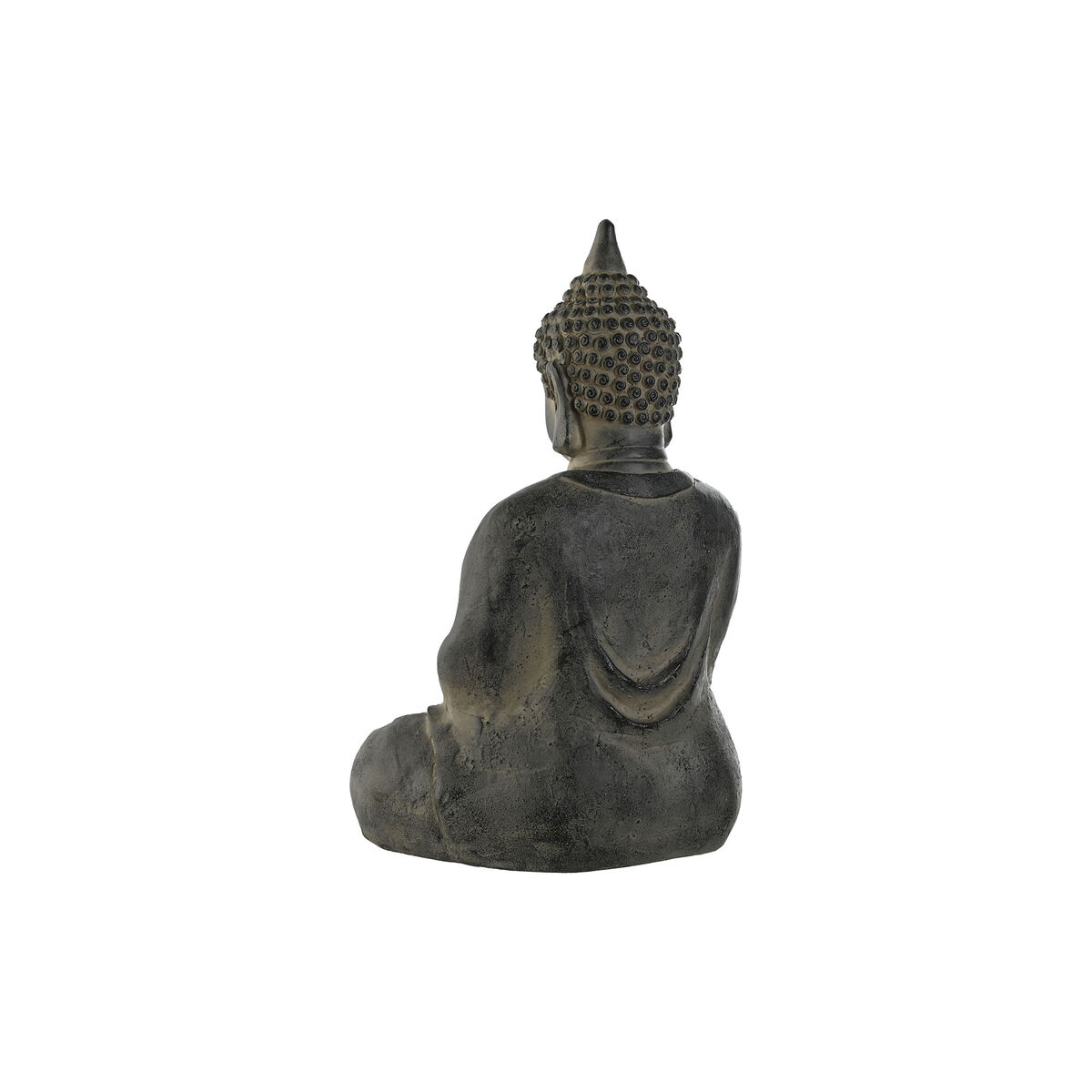 Prydnadsfigur Home ESPRIT Grå Buddha Orientalisk 35 x 24 x 52 cm - 2