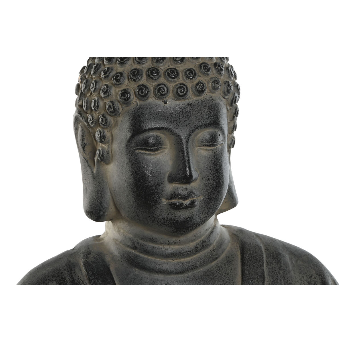Prydnadsfigur Home ESPRIT Grå Buddha Orientalisk 35 x 24 x 52 cm - 4