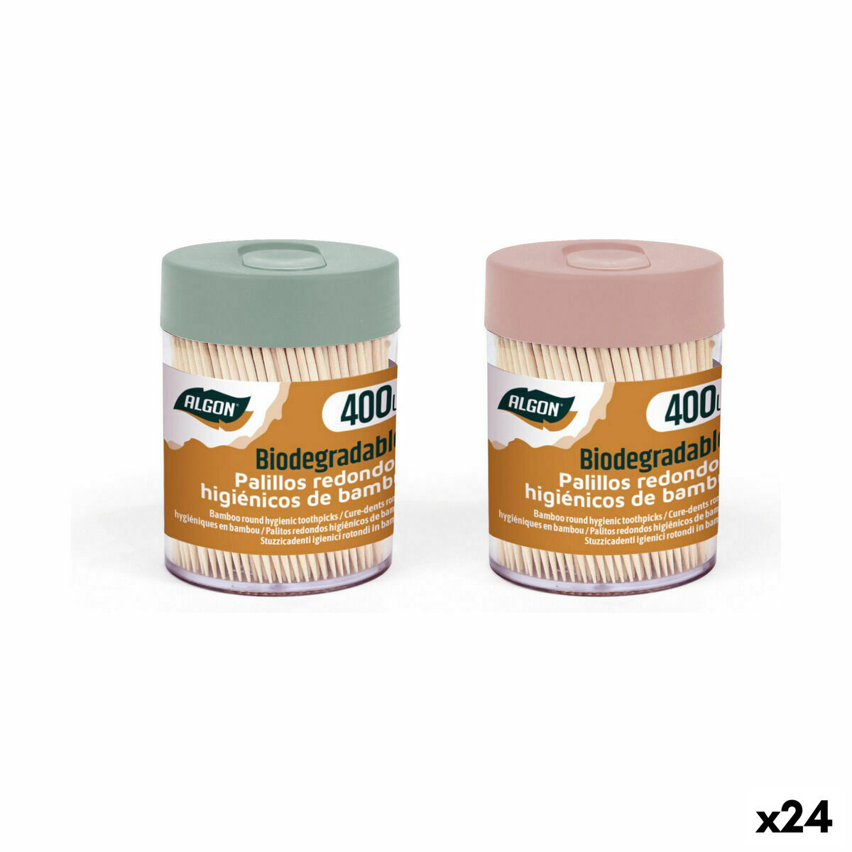 Tandpetare Algon Set 400 Delar (24 antal)