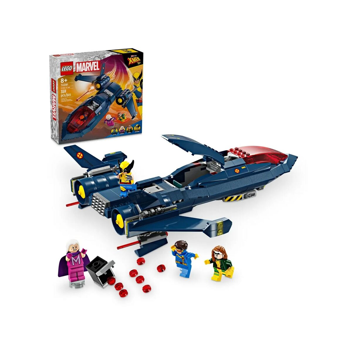Byggsats Lego MARVEL 76281 X-MEN X-JET Multicolour 359 Delar