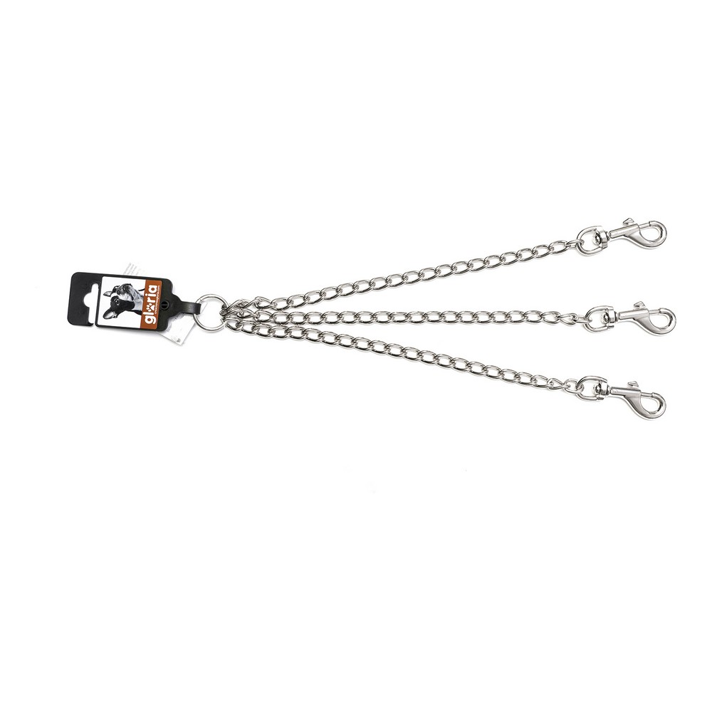 Koppling för 3-hundsledning Gloria 2mm x 25 cm - 9