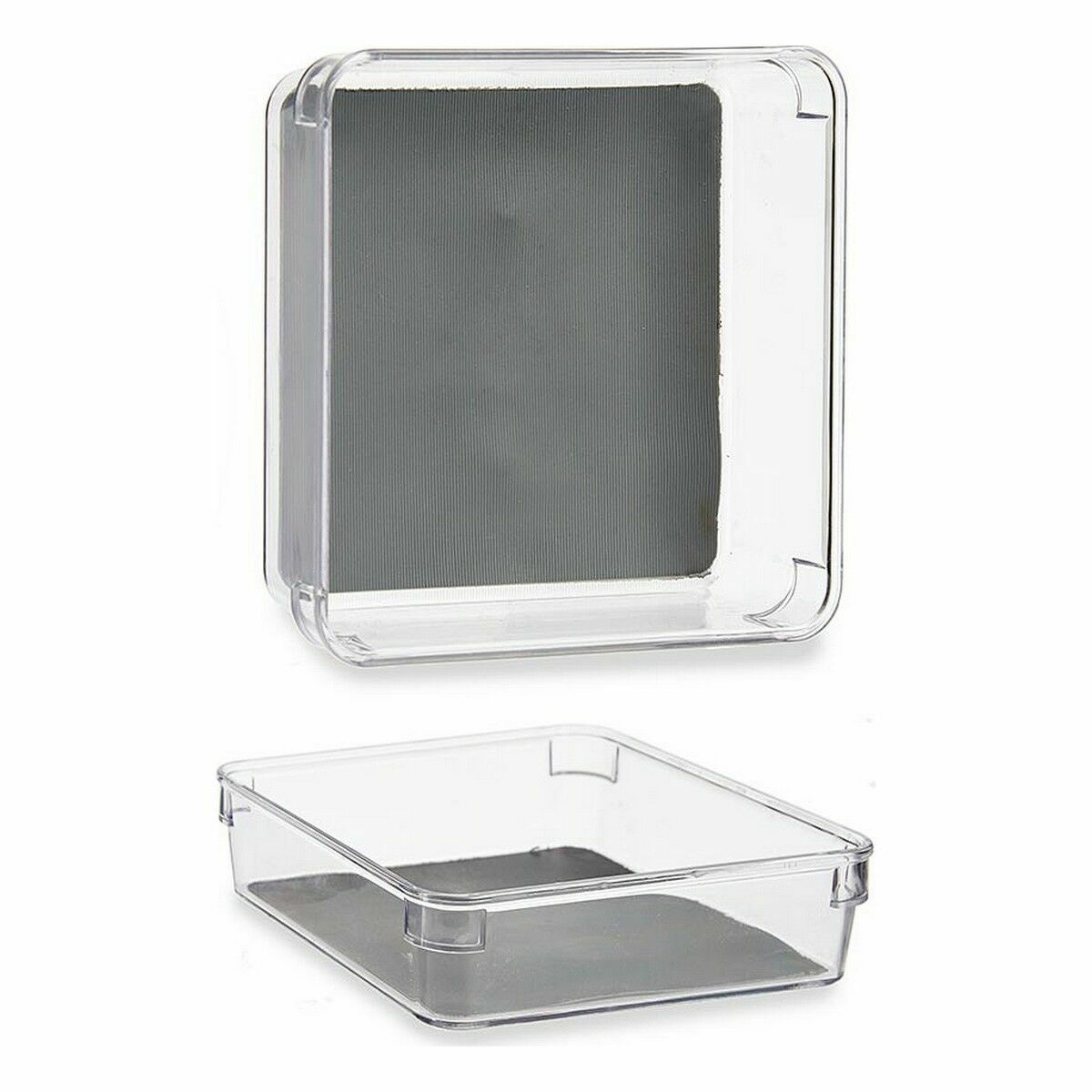 Lådorganiserare Kinvara W623312 Grå Återvunnen plast 16 x 4,5 x 16 cm (24 antal) - 5