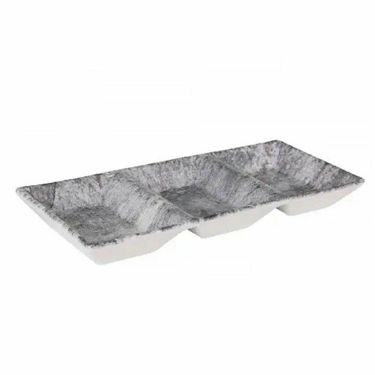 Snacksbricka La Mediterránea Stonehenge 3 Fack 25 x 11 x 3 cm (24 antal) - 2