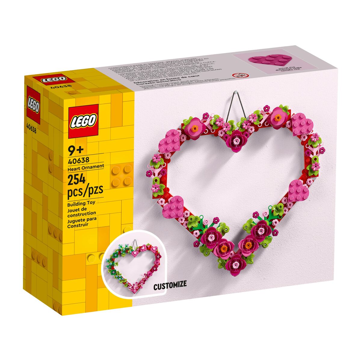 Byggsats Lego 40638 Heart Ornament 254 piezas