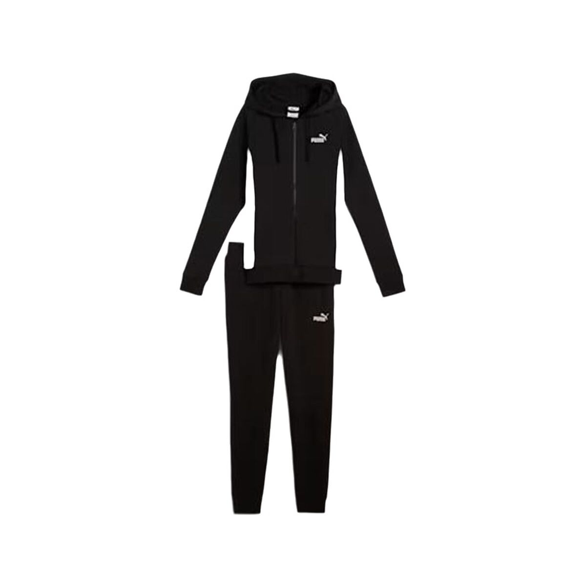 Träningsoverall, Dam Puma Chándal Puma Hooded Sweat Suit Tr Svart