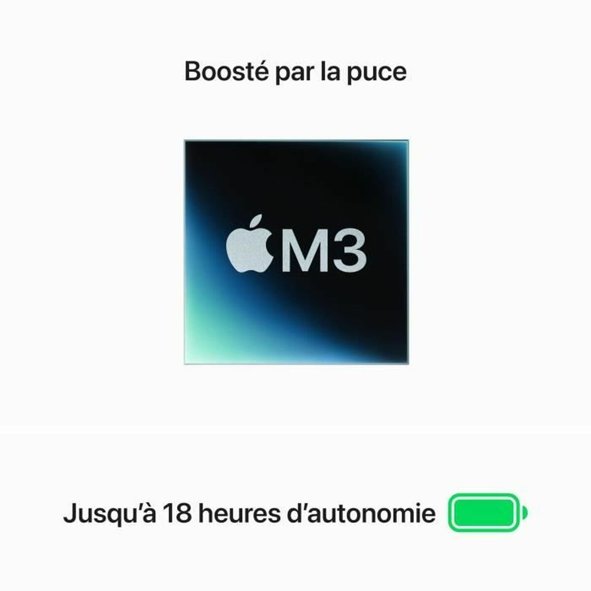 Bärbar dator Apple MacBook Air M3 (2024) 15,3" M3 8 GB RAM 256 GB SSD AZERTY - 3