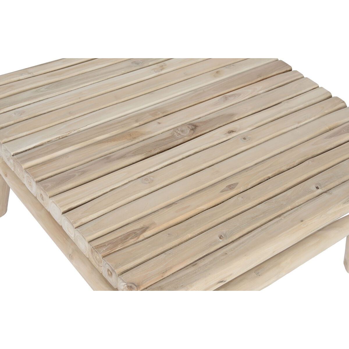 Soffbord DKD Home Decor Teak 80 x 80 x 40 cm - 4