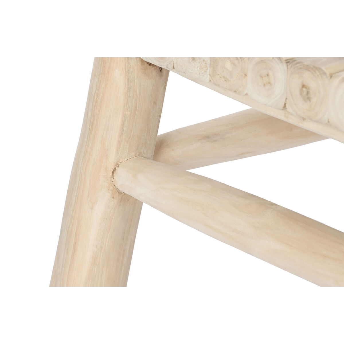 Soffbord DKD Home Decor Teak 80 x 80 x 40 cm - 2