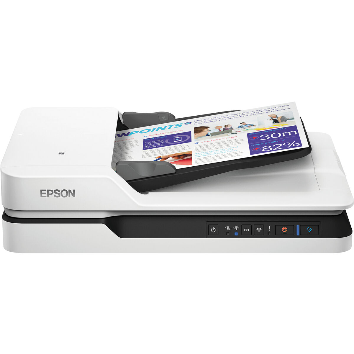 Skanner WiFi Dubbelsidig Epson WorkForce DS-1660W 1200 dpi LAN