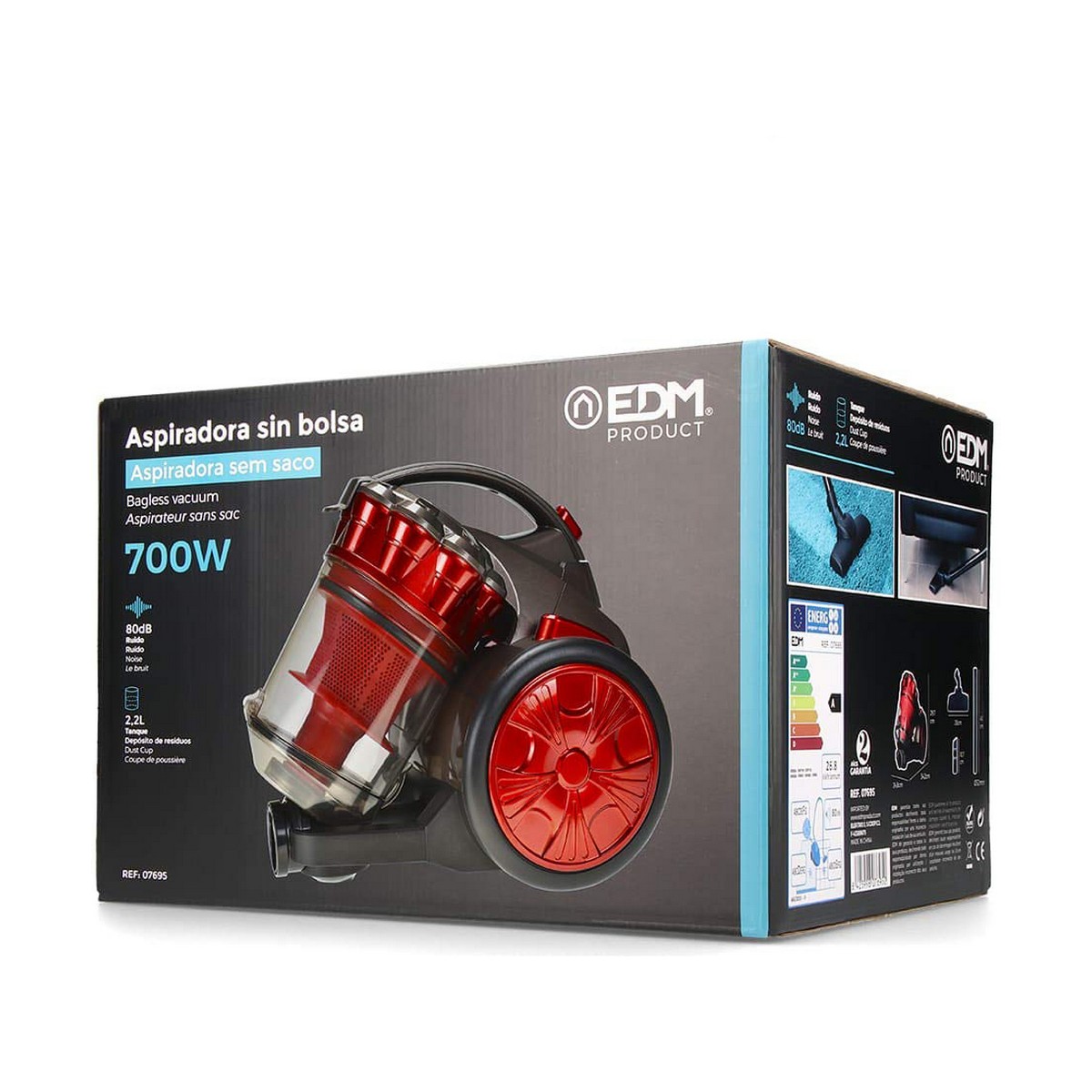 Multicyklondammsugare EDM 07695 700 W - 4