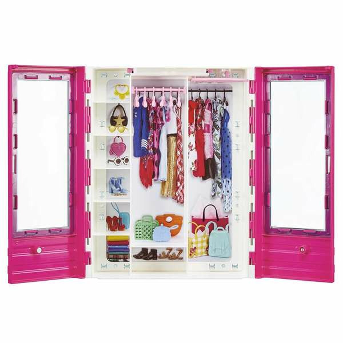 Dockset Barbie GVK05 Figurer x 2 Bil Skåp - 4