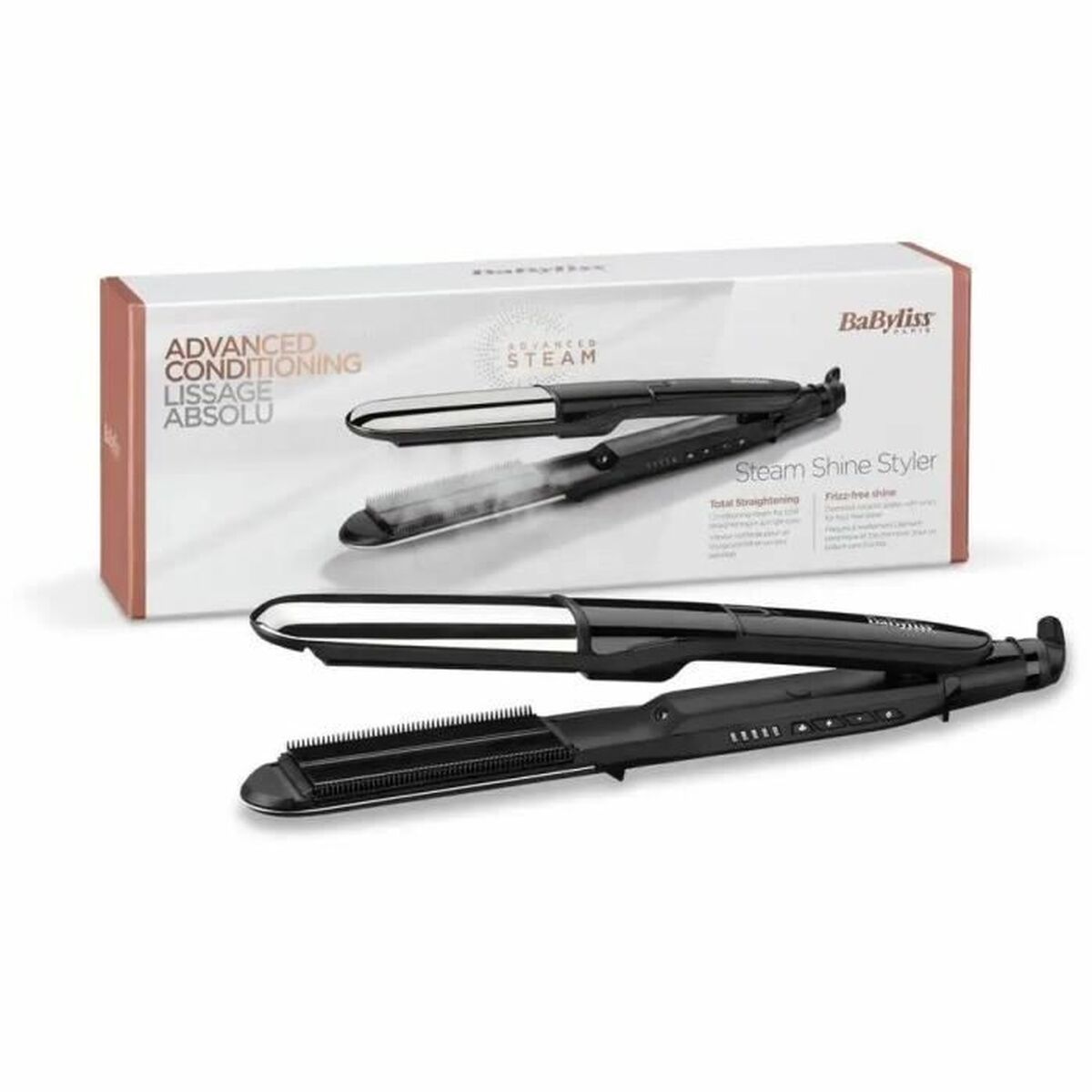 Plattång Babyliss ST496E Svart Svart/Silvrig - 2