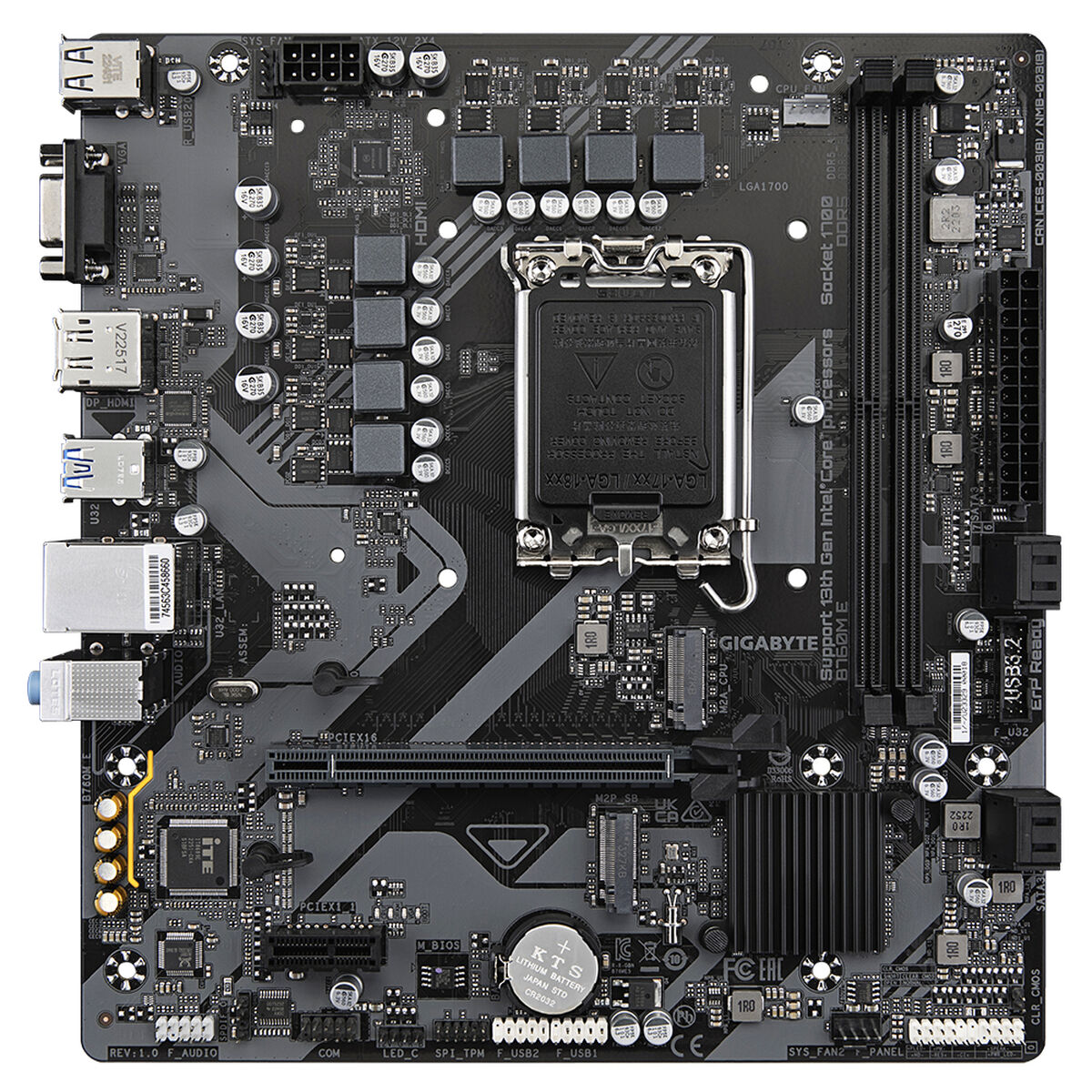 Moderkort Gigabyte B760M E LGA 1700 - 3