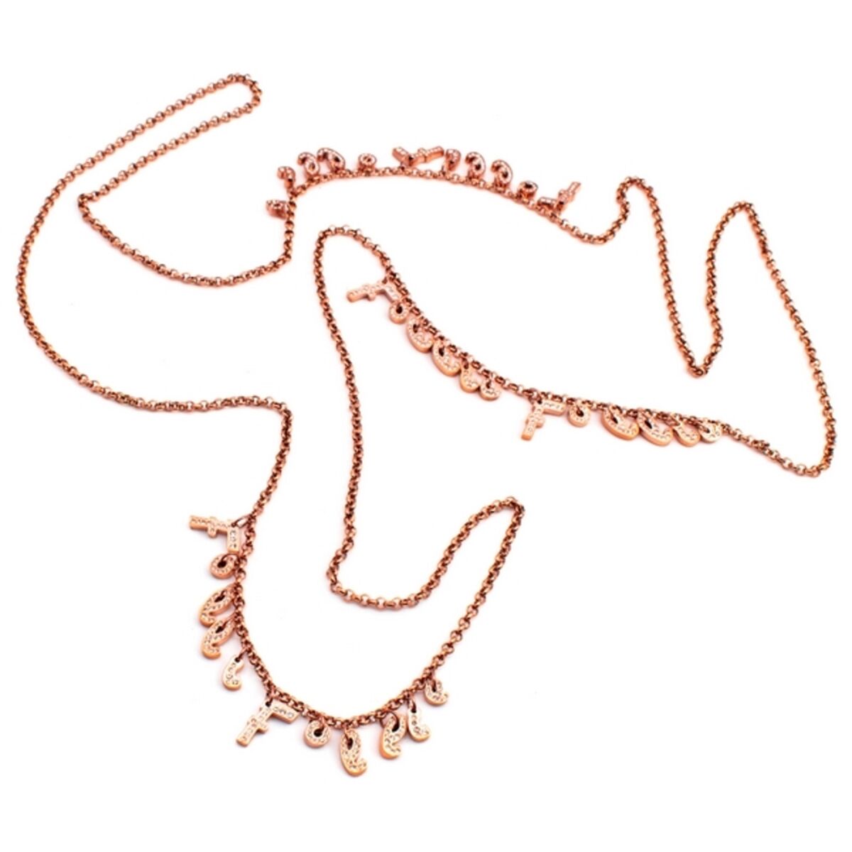 Damhalsband Folli Follie 3N13T022RC 80 cm - 4