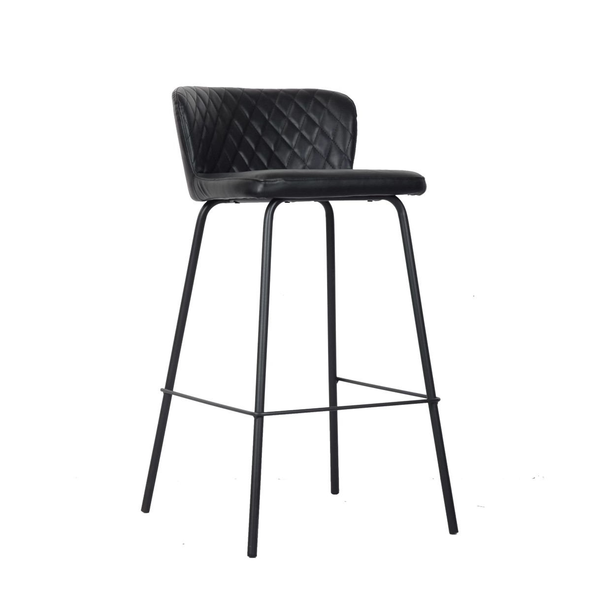 Sittpall DKD Home Decor 40 x 42,5 x 81,5 cm Svart Blå Metall Marinblå - 2