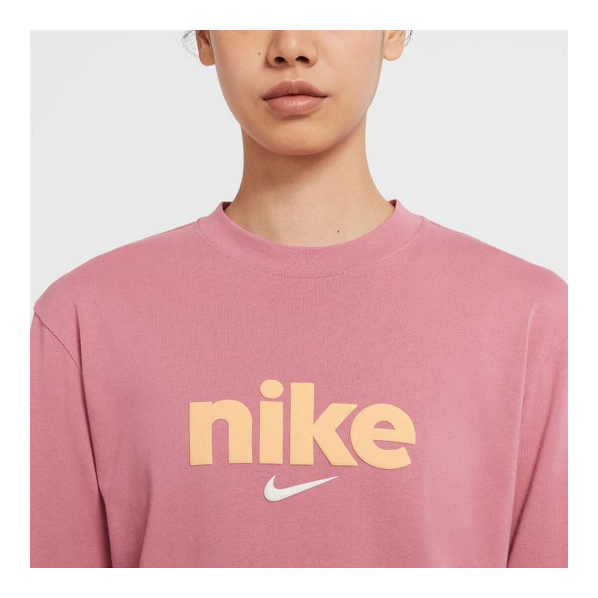 Långärmad t-shirt Dam Nike Crew Rosa - 3