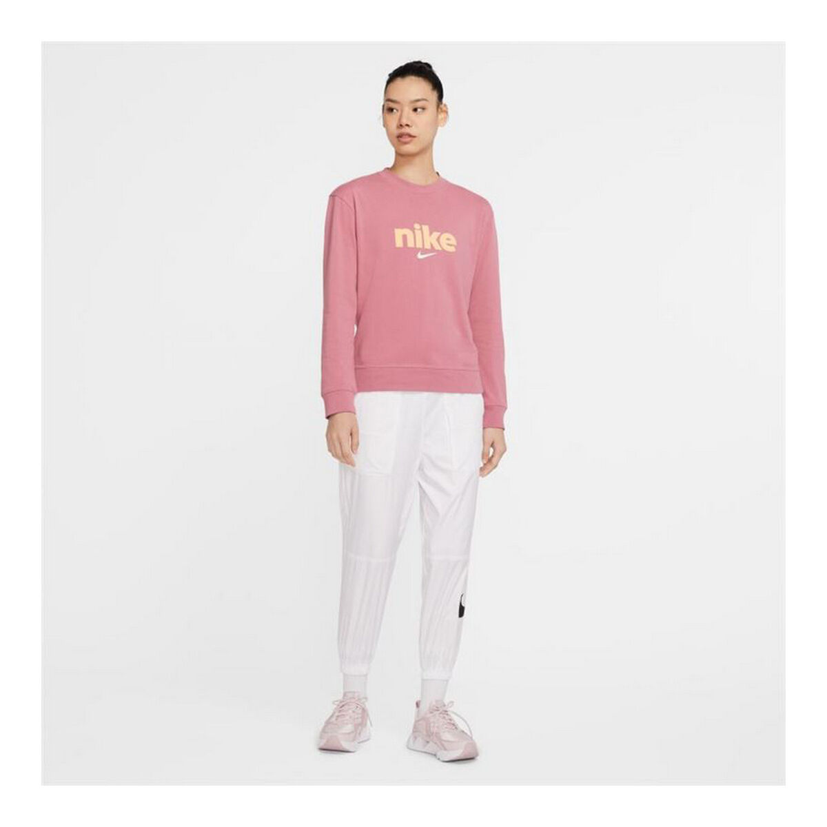 Långärmad t-shirt Dam Nike Crew Rosa - 2