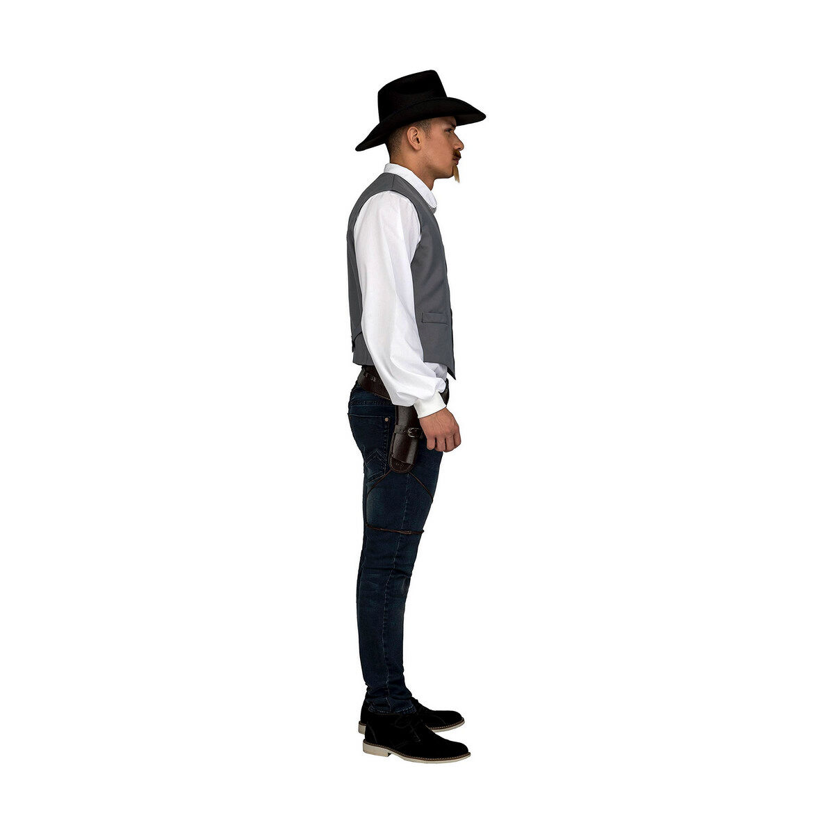 Väst My Other Me Grå M/L Beväpnad man - 5