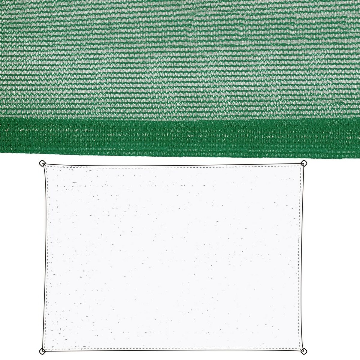 Skugga segel Vela sombreo Grön 90 x 180 x 0,5 cm Markis
