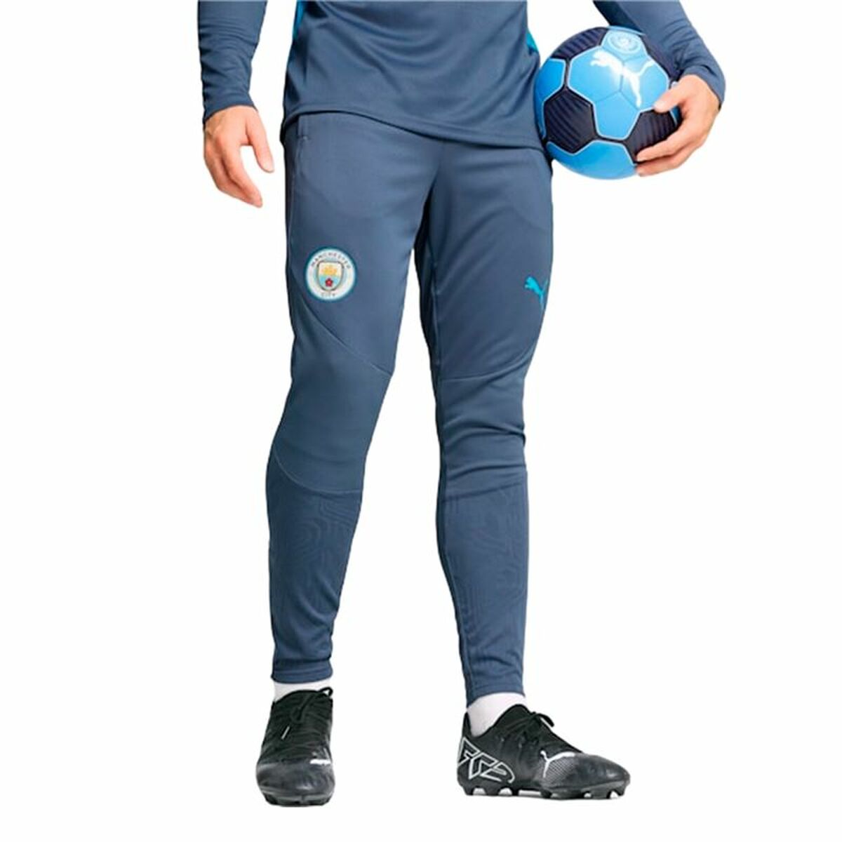 Fotbollsträningsbyxor, Vuxen Puma Mcfc Training Män - 3