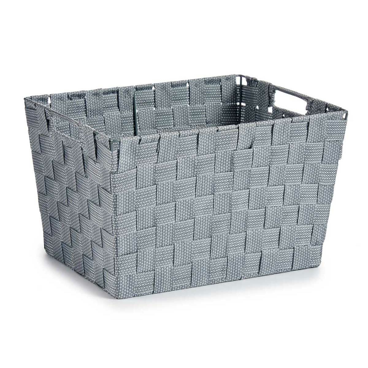Tvättkorg Kipit Grå Tyg Flätning 10 L 25 x 20,5 x 35 cm (12 antal) - 6