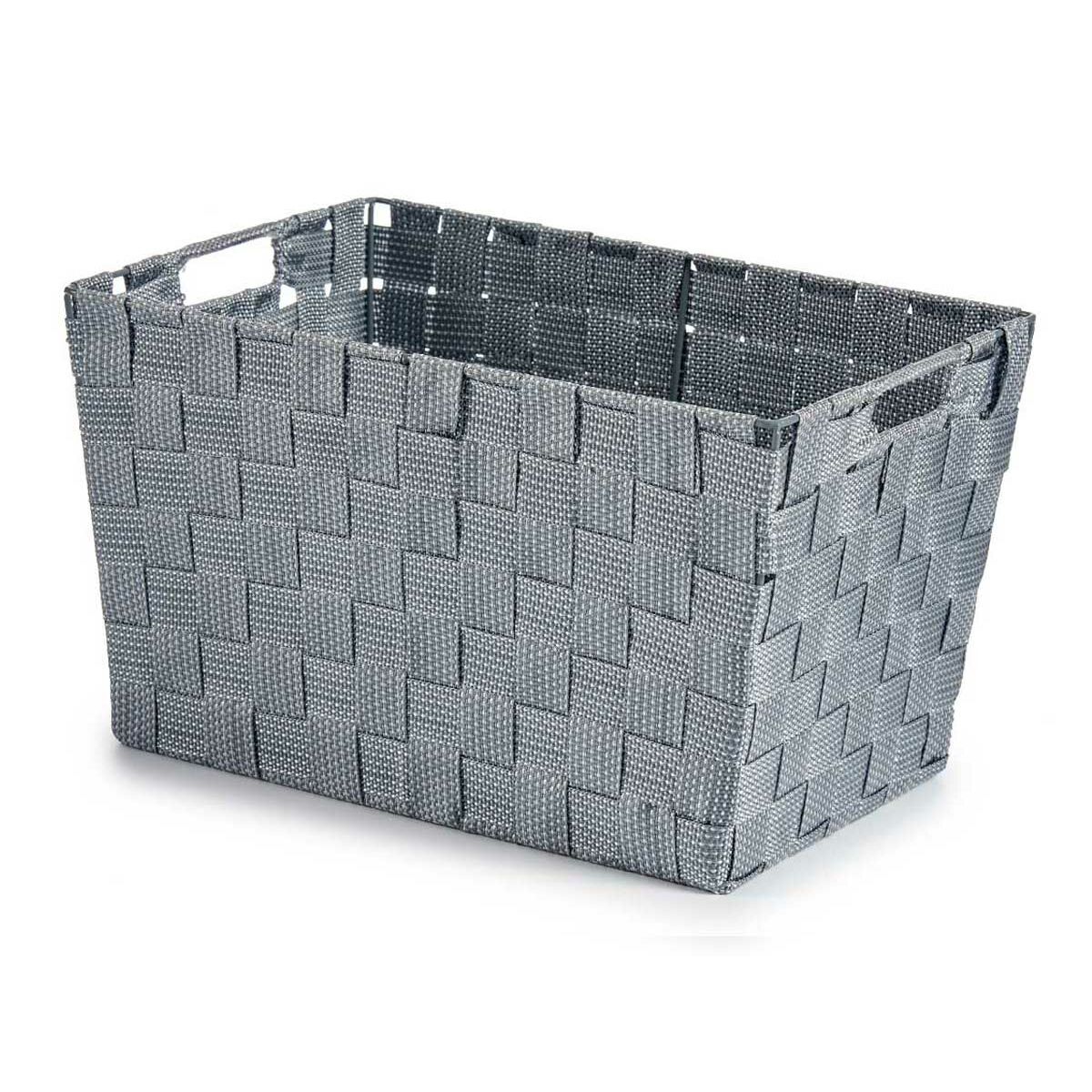 Tvättkorg Kipit Grå Tyg Flätning 10 L 25 x 20,5 x 35 cm (12 antal) - 5