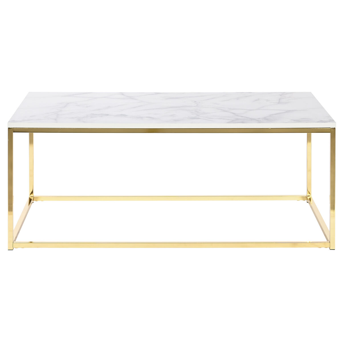 Soffbord DKD Home Decor Metall Trä MDF 100 x 60 x 40 cm - 6
