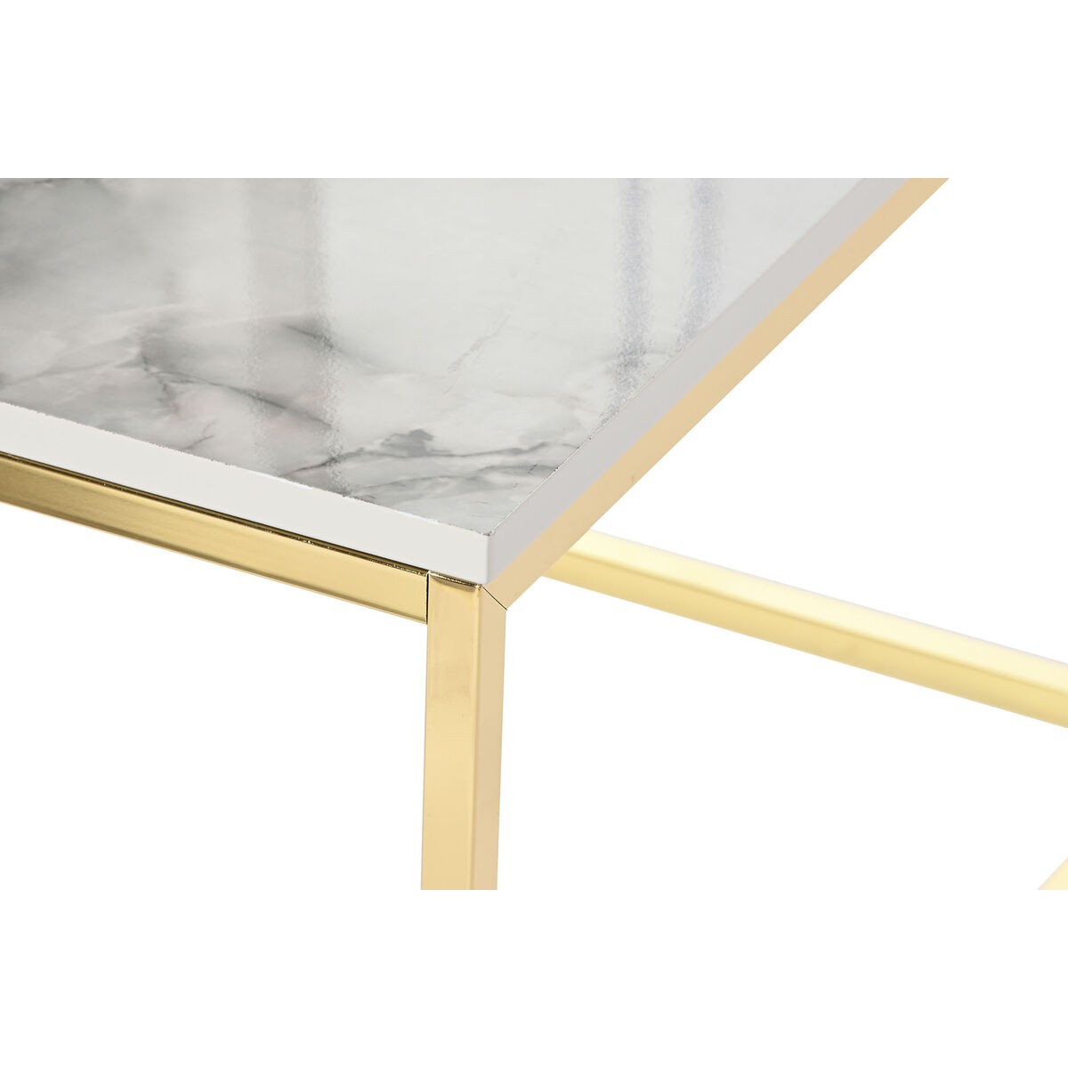 Soffbord DKD Home Decor Metall Trä MDF 100 x 60 x 40 cm - 4