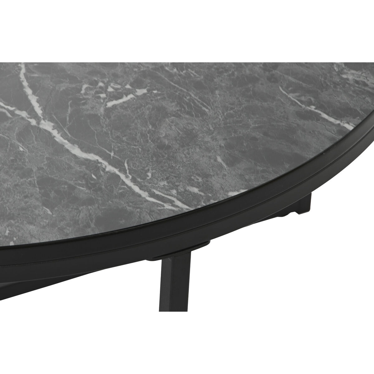 Soffbord DKD Home Decor Metall Trä MDF 80 x 80 x 35 cm - 2
