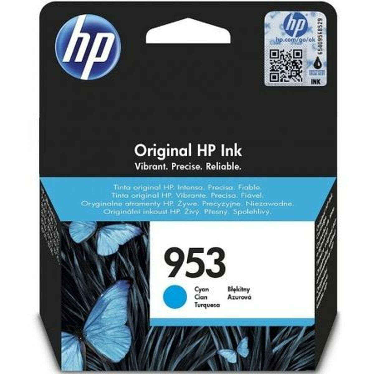 Original Bläckpatron HP F6U12AE#BGX Turkos - 3
