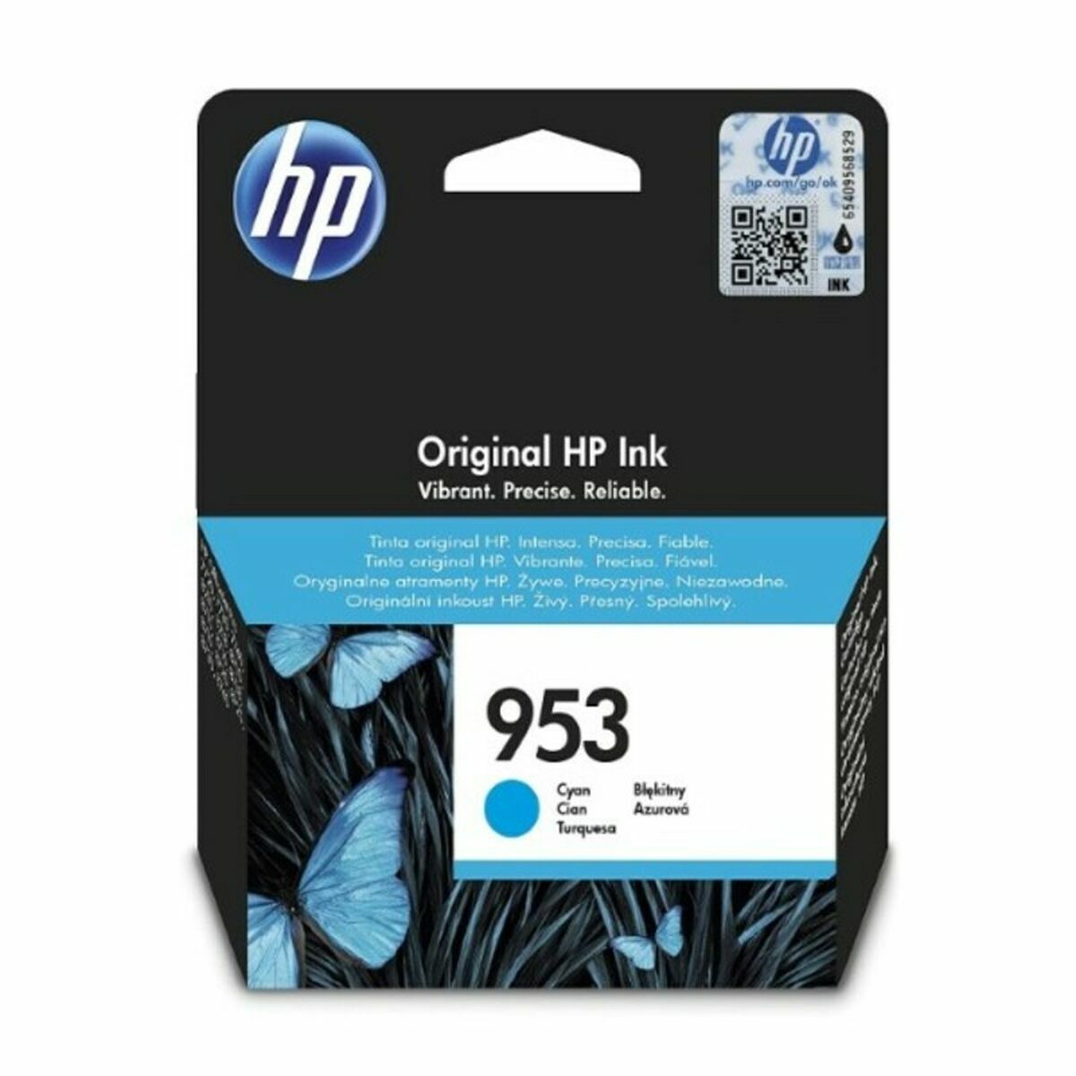 Original Bläckpatron HP F6U12AE#BGX Turkos - 2