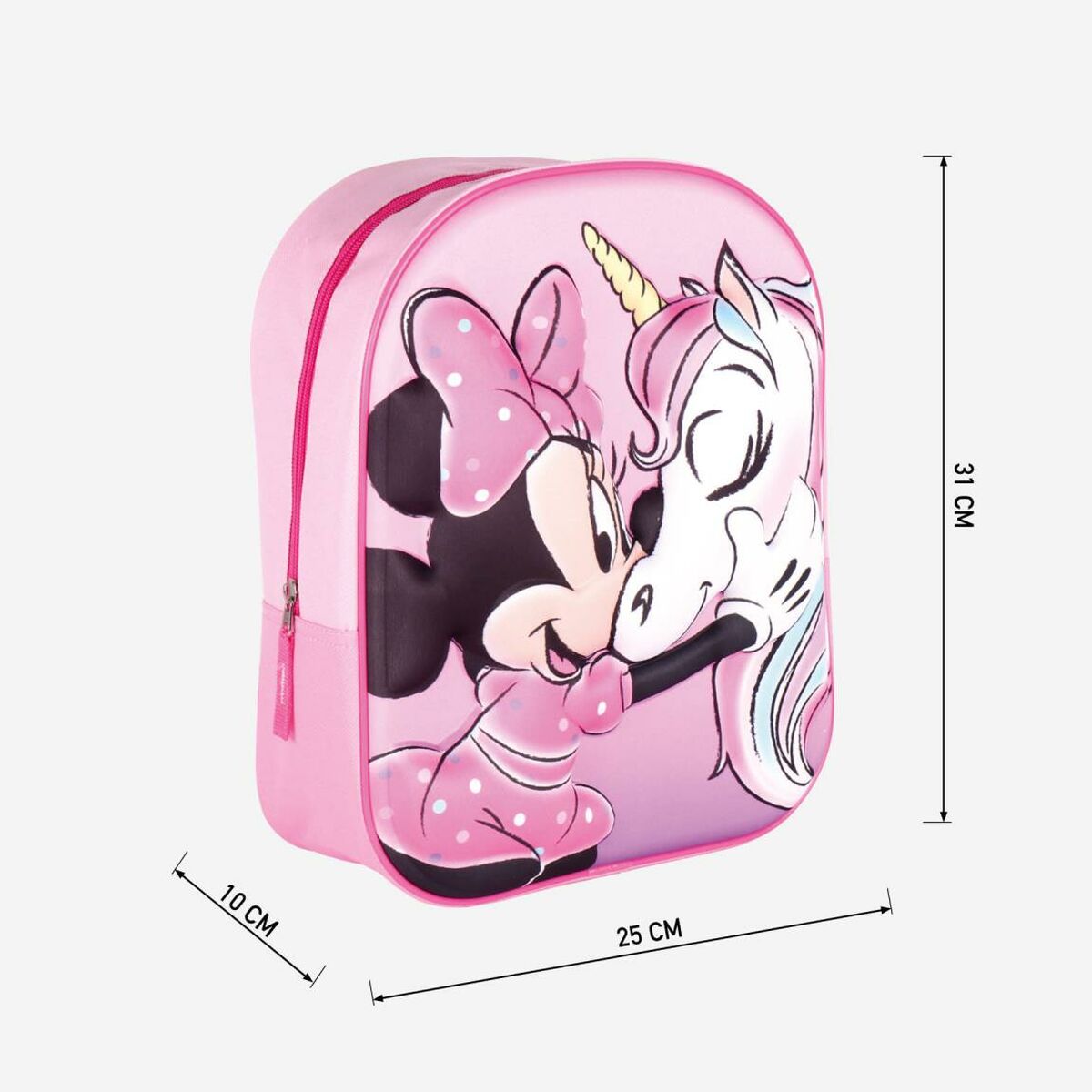 Skolryggsäck Minnie Mouse Rosa (25 x 31 x 10 cm) - 10