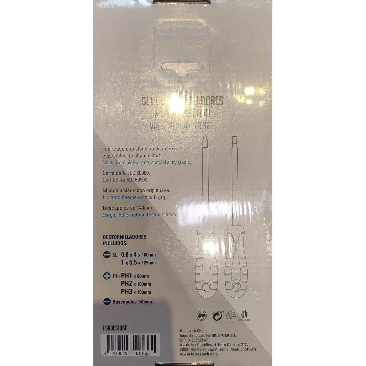 Skruvmejselset Ferrestock (6 pcs) - 13