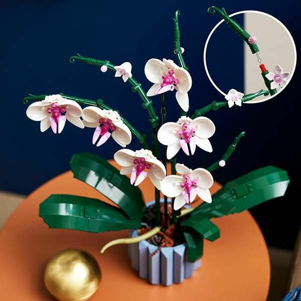 Byggsats Lego 10311 ORQUÍDEA Blå Multicolour 608 Delar - 3